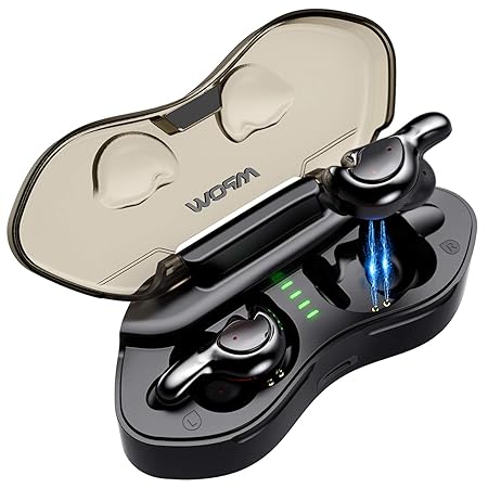 Mpow Bluetooth Kopfhörer, TWS True Wireless Kopfhörer, Bluetooth 5.0, In-Ear-Ohrhörer mit tragbar Ladebox, Stereo-Sound, IPX5