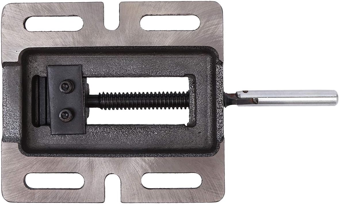 TOPWAY Drill Press Vice 75mm 3 Inch Professional Quality American Type Pillar Bench Drill Vice Clamp for Workshop Milling Machine Machinery Maintenance 403243 - Image 4