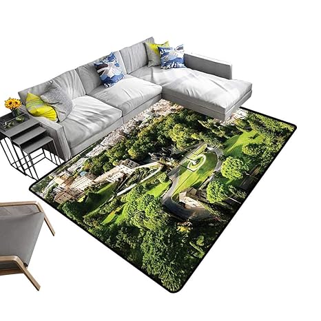 Amazon.com: Alfombra antideslizante con patrón irlandés con ...