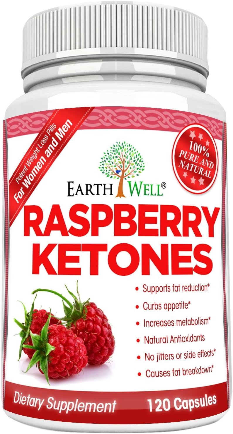 Raspberry Ketones Fast Weight Loss Pills That Work - Best Fat Burner Health Supplement For Women Men - Natural Safe Appetite Suppressant All Body Types - Potent 120 Dietary Capsules - no Side Effects