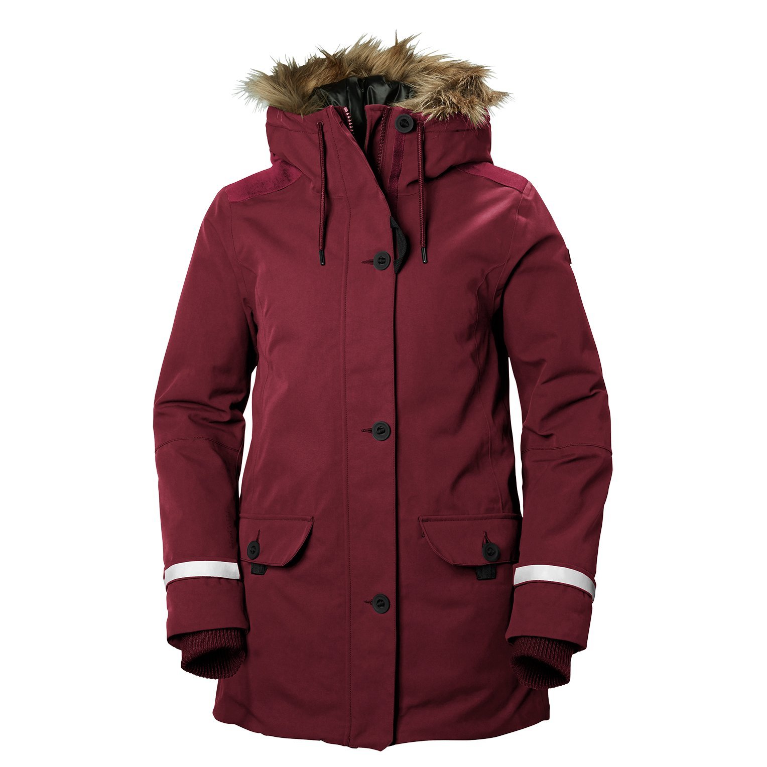 HellyHansen Women's Svalbard Parka Size Large Port Color 53132117 eBay