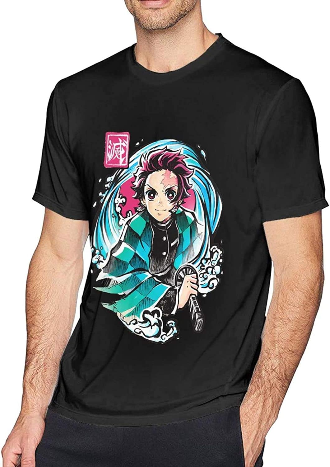 Demon Slayer KimETSU No Yaiba TanJiro Mens Tshirt Bulk Short Sleeve