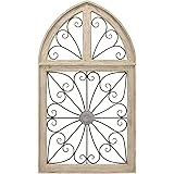 Three Hands Wood Art Finished in White Metal Wall Décor, 28 X 1.5 X 48.75,