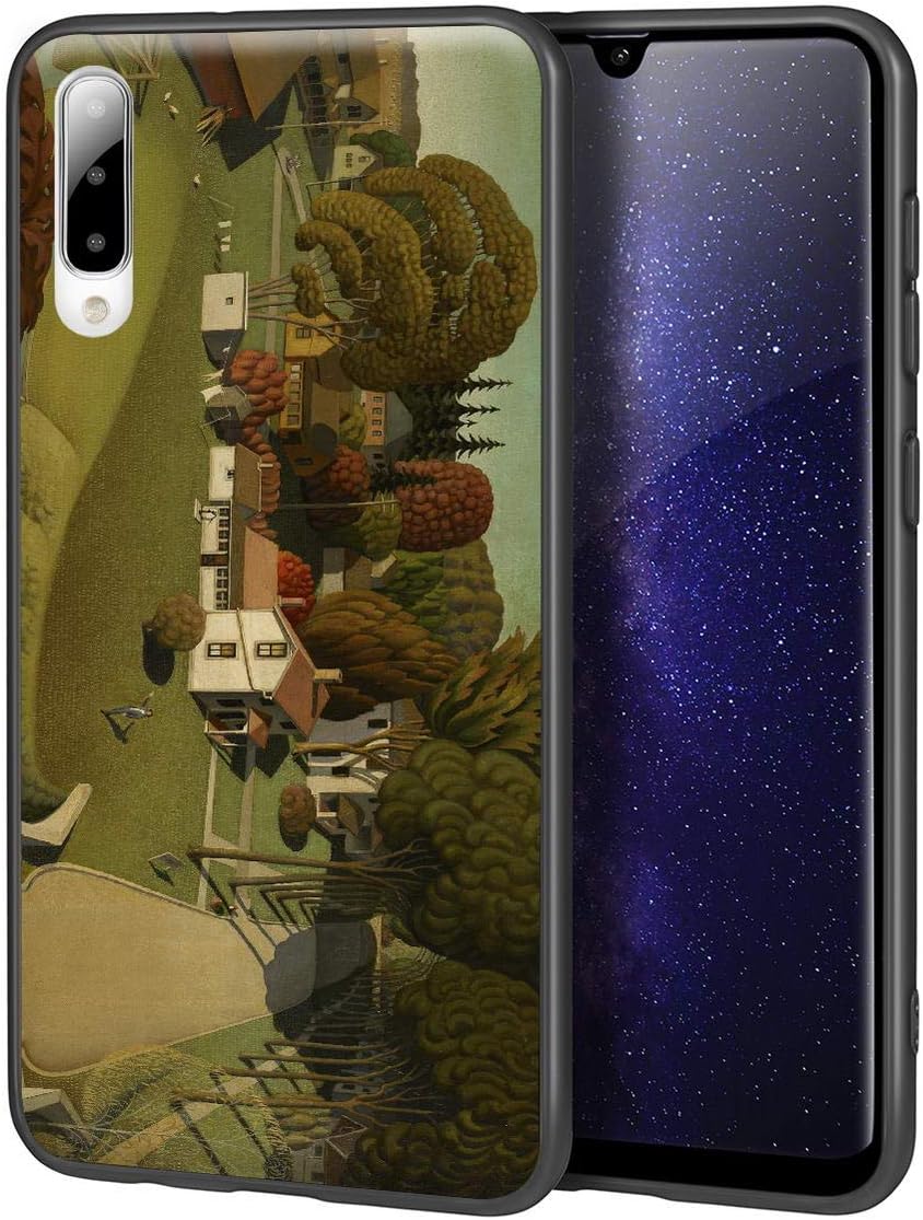 Grant Wood for Samsung A50/A50S/A30S Case/Art Cellphone Case/Giclee UV Reproduction Print on Mobile Phone Cover(Birthplace of Herbert Hoover)