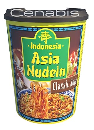 Indonesia Asia Nudel Cup Classic Soja 93g (8er Pack)