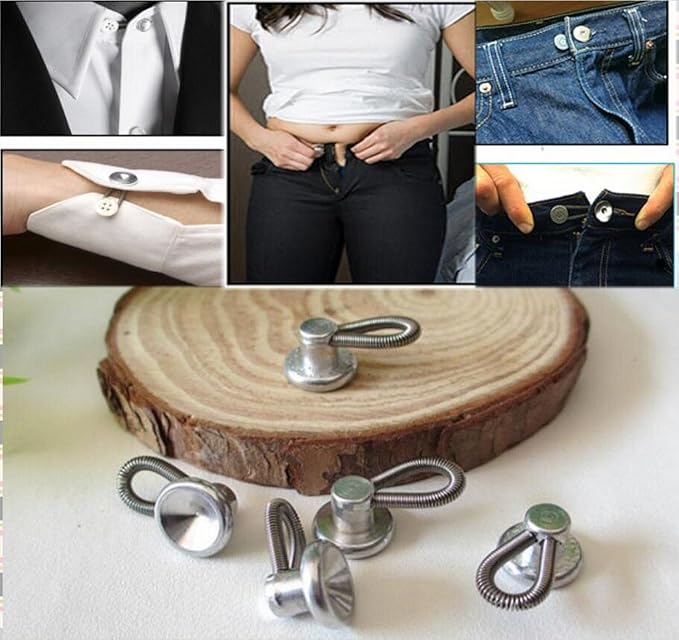 WellieSTR 50pieces 10mm Collar Extenders, Elastic Wonder