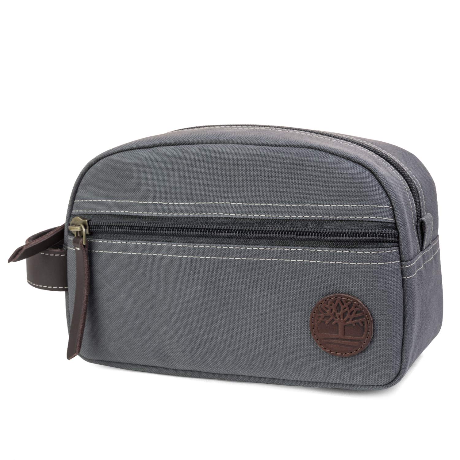 Men's Toiletry Bag Canvas Travel Kit Organizer, Charcoal, One Size Buy
