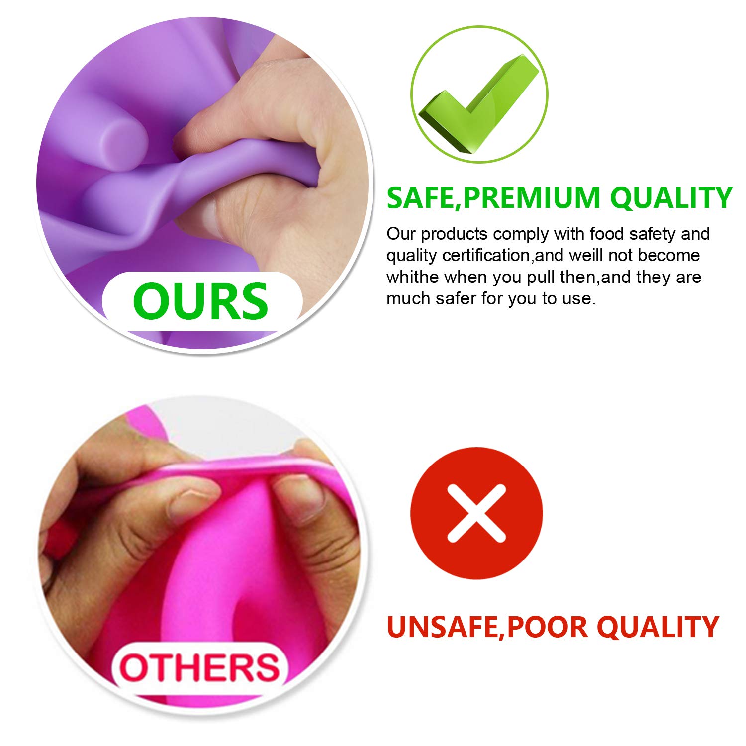 Silicone Donut Baking Pan, Senbowe 3 Pack Non-Stick Silicone Donut Mold, Dishwasher, Oven, Microwave, Freezer Safe,BPA_free,Bake Full Size Perfect Shaped Doughnuts