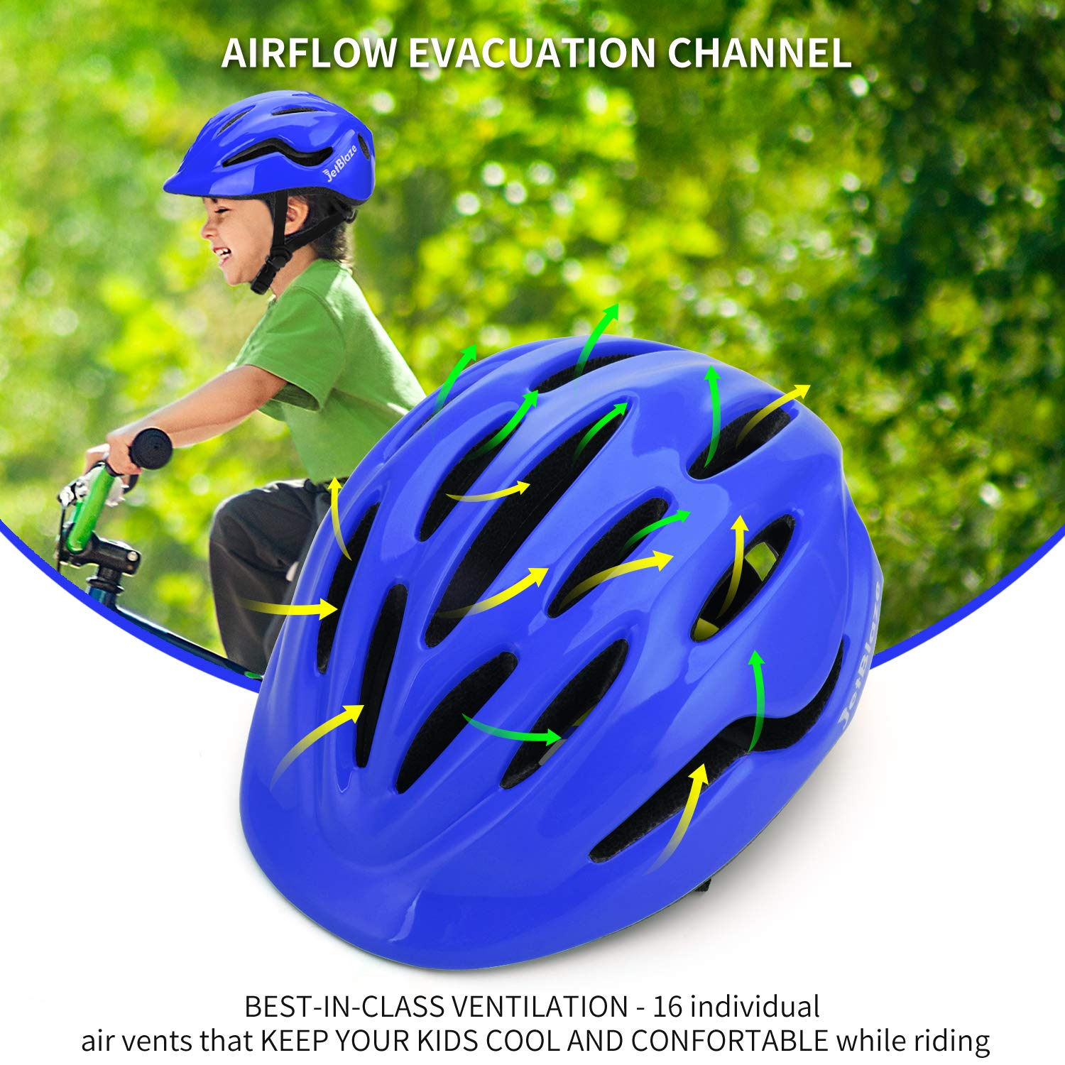 JetBlaze Kid Helmet (Blue)