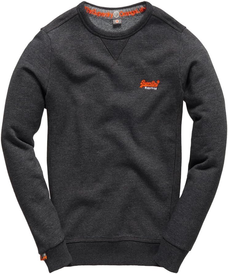 Superdry Orange Label Crew Sweater - Montana Black