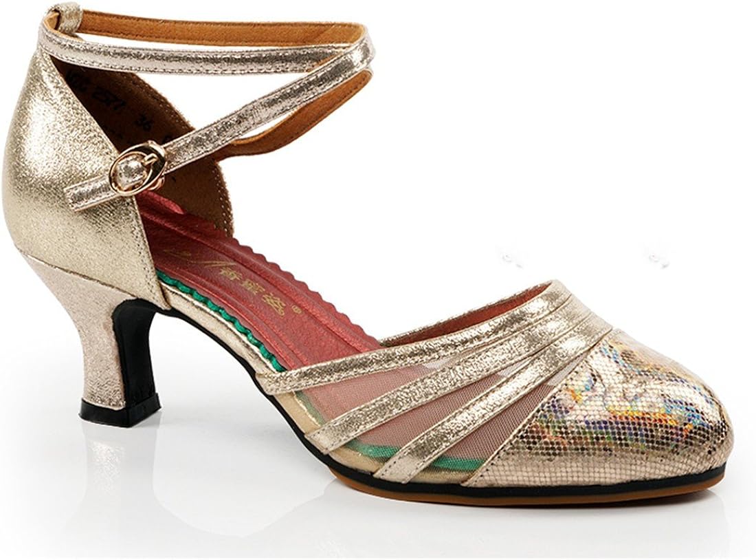 WXMDDN Latin Dance Shoes Women�s Champagne Gold Dance WXMDDN Latin Dance Shoes Women�s Champagne Gold Dance