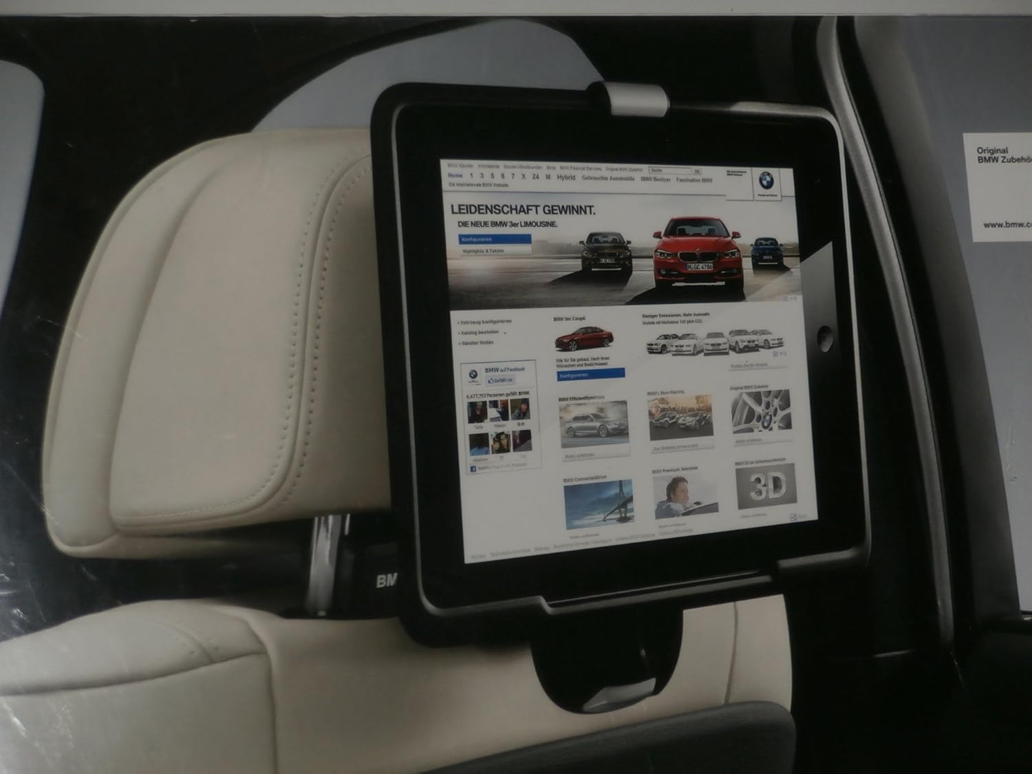 Держатель ipad bmw