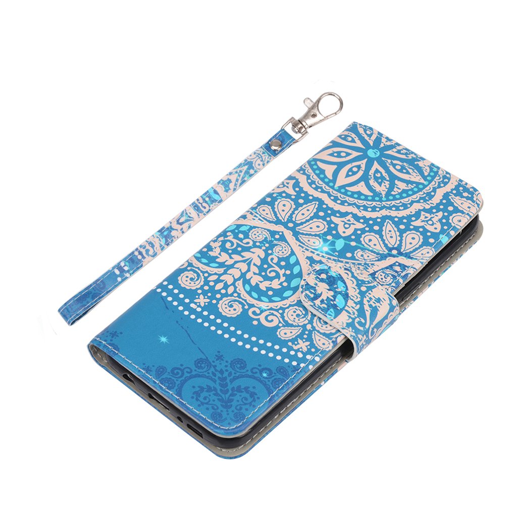 J3 2016 Case, MagicSky Galaxy J3 Wallet Case Folio Flip Premium PU Leather Case Cover with Card Holder Slot Pockets, Wrist Strap, Magnetic Closure For Samsung Galaxy J3 (2016) SM-J320 5.0\