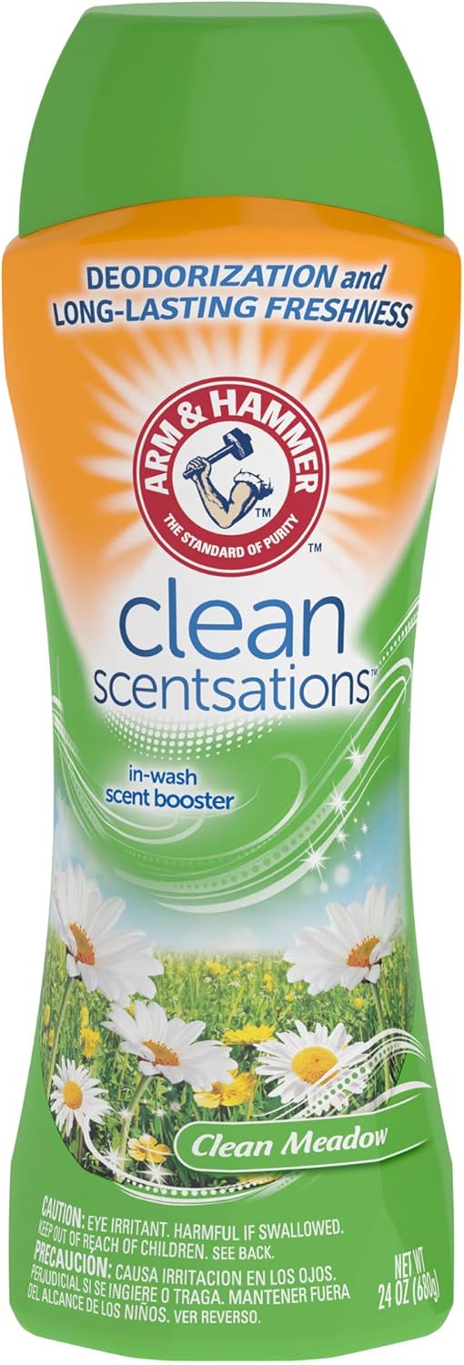 Arm & Hammer Clean Scentsations in-Wash Scent Booster - Clean Meadow, 24 oz: Health & Personal Care