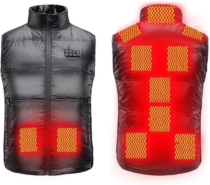 WWL Chaleco Calefactor, Calentador 11 Áreas, 3 Control Inteligente