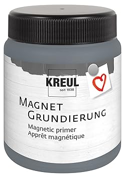 Kreul 76155 - Magnetgrundierung, Acrylgrundierung zur Gestaltung von Haftflächen für Magnete, cremig pastose Farbe auf Wasser