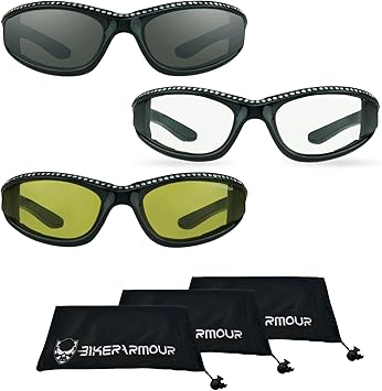 womens padded motorcycle sunglasses