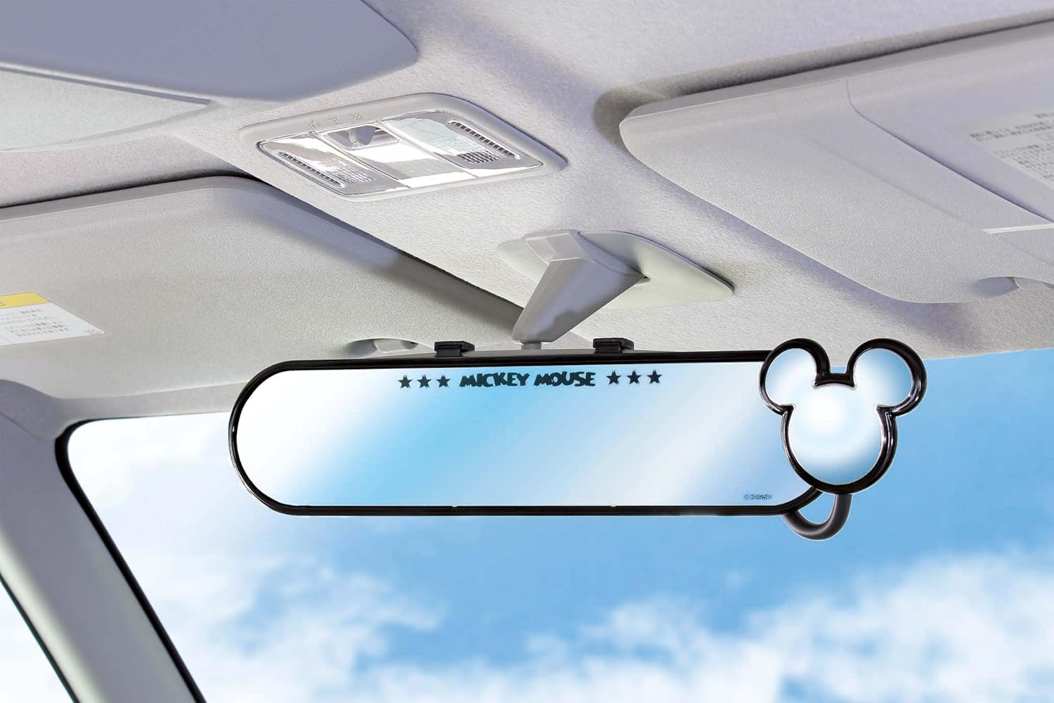 Amazon ナポレックス 車用 ルームミラー ディズニー ワイドミラー ミッキー 300 平面鏡 補助ミラー付 高反射アルミ鏡 汎用 Wd 277 ルームミラー 車 バイク