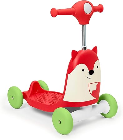 Skip Hop Zoo 3-in-1 Ride-On Toy, Fox 