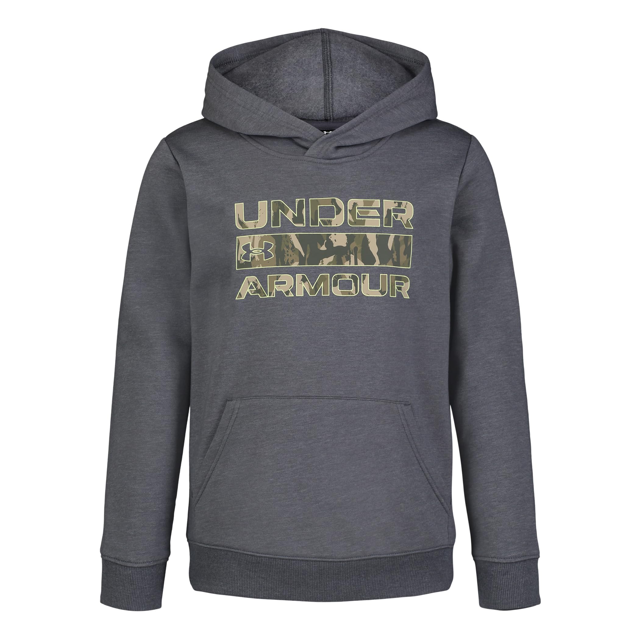 Under Armour UA PAINTED WL HOODIE, Castlerock - Stacked Camo, YS Image