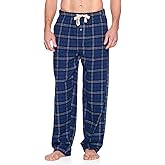 Ashford & Brooks Mens Super Soft Flannel Plaid Pajama Sleep Pants