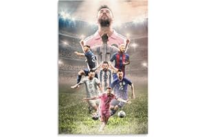 DESHVA Lionel Poster Messi Canvas Print Poster Unframe:12x18inch(30x45cm)