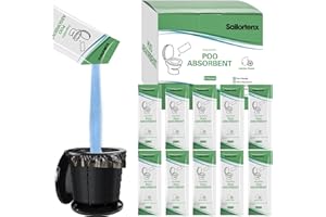 Sailortenx Poo Absorbent for Portable Toilet, Camping Toilet Chemicals, Eco Degradable Absorbent Gel Liquid Waste Gelling and Deodorizing Absorbent Emergency Toilet Waste Treatment