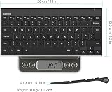Arteck 2.4G Wireless Keyboard Stainless Steel Ultra Slim Full Size USB Receiver view 6