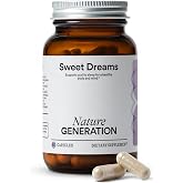 Nature Generation USDA Organic Sleep Supplement &ndash; Melatonin-Free Sleep Aid with L-Theanine, Passionflower &amp; Valerian Root for Nighttime Relaxation and Restful Sleep &ndash; 60 Capsules
