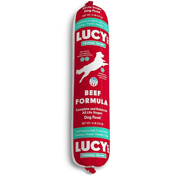 LUCY PET PRODUCTS BEEF FORMULA DOG FOOD ROLL...