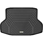 YITAMOTOR Cargo Trunk Liner Compatible with 2016-2021 Honda Civic Sedan, Custom Fit Black TPE All Weather Cargo Mats