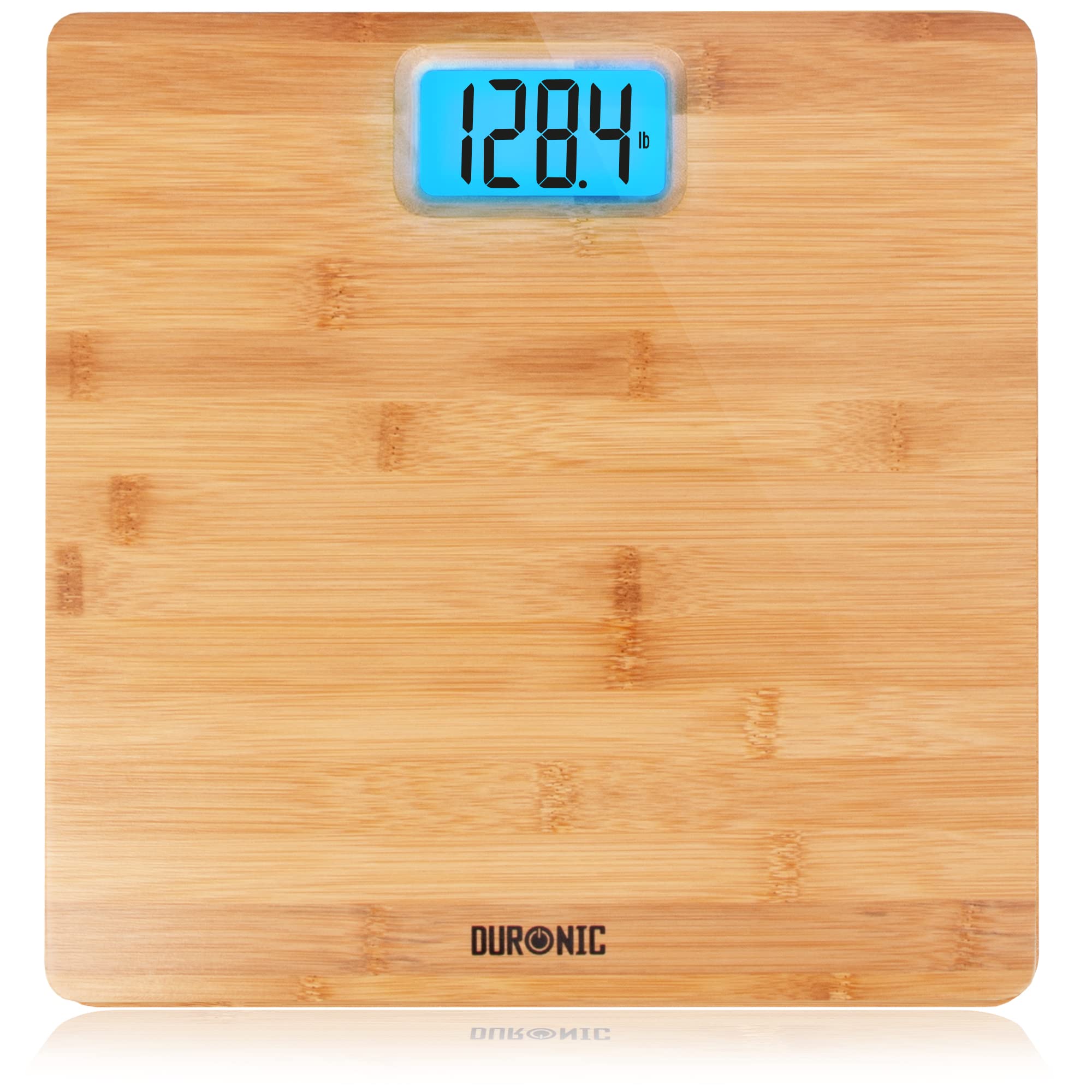 Duronic Digital Bathroom Scales BS504 Digital Weighing Scale with LCD Display Accurate Body Weight Scale for Home Use