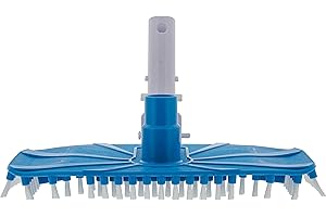 U.S. Pool Supply Flexible 12" Weighted Pool Vacuum Head with EZ Clip Handle - Connects to Standard 1-1/2" & 1-1/4" Vacuum Hose & 1-1/4" Poles