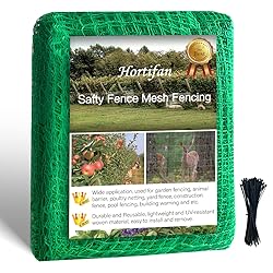 Hortifan Temporary Fence Plastic Mesh Fencing, 4FT