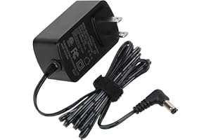 LotFancy Guitar Pedal Power Supply, AC DC 9V Power Cord, 1A Adapter for BOSS PSA Effects Pedal, Distortion, Casio Keyboard, PSA -120S, UL Listed, Center Negative
