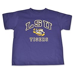 NCAA LSU Tigers Toddler Short Sleeve Tee, 3