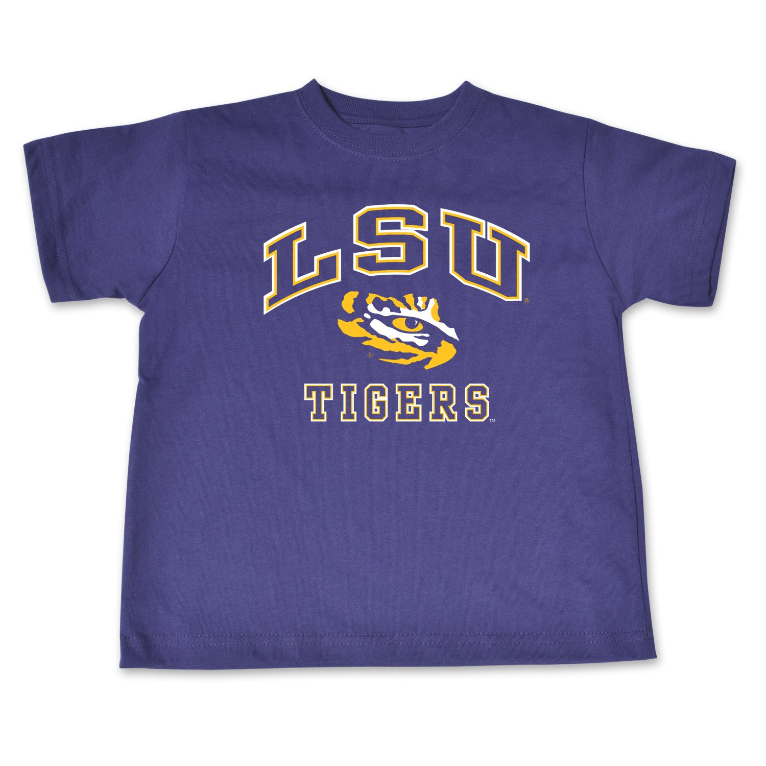 NCAA LSU Tigers Toddler Short Sleeve Tee, 3