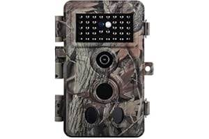 Zopu Trail Camera 24MP 1296P No Glow Night Vision, Game Camera with 2.4" LCD 120° PIR Sensors, 0.1s Trigger Speed Motion Acti