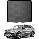 Mixsuper Custom Fit Cargo Liner for Mercedes-Benz GLE Class 2020-2026, All Weather Cargo Mat for Mercedes Benz GLE SUV 5 Passenger, Trunk Mat Anti-Slip Rear Trunk Liner Black