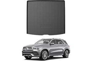 Mixsuper Custom Fit Cargo Liner for Mercedes-Benz GLE Class 2020-2025, All Weather Cargo Mat for Mercedes Benz GLE SUV 5 Passenger, Trunk Mat Anti-Slip Rear Trunk Liner Black
