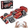 NEWRICE Remote Control Formula 1 Racing Car Building Kit,1:14 Scale Model Car,Collectible Car Building Blocks Toys,for 8+ Year Boys.Adult.New 2022(631Pieces)