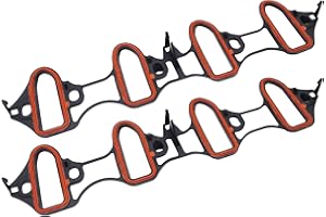 HiSport Engine Intake Manifold Gasket Set - Compatible with Chevy Avalanche Express Silverado Suburban GMC Savana Sierra Cadi