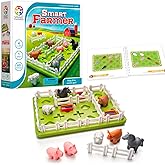 SmartGames Smart Farmer Board Game, a Fun, STEM Focused Cognitive Skill-Building Brain Game and Puzzle Game for Ages 4 and Up
