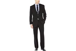 Haggar Men's JMH Premium Stretch Classic Fit Solid Color Suit Separates - Pants and Jackets