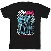 Kpop Demon Hunters Saja Boys Youth Black Crew Neck Short Sleeve T-Shirt