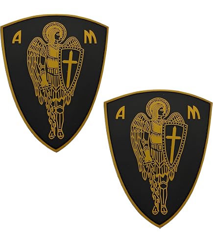 Tactical Patch Modern Military Saint Michael Protect Us Embroidered