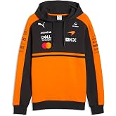 PUMA McLaren F1 2026 Men's Team Hoodie - Orange | Ribbed cuffs and adjustable drawcord hood, As Worn by the Team and Drivers, Team and partner logos, Officially licensed
