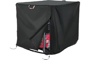 FENTIFF Fentill Universal Generator cover,Heavy Duty Waterproof Portable Cover for Most Generators 5000-10000 Watt,30"(L)x30"(W)x26"(H),Black