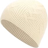 EASTER BARTHE Men & Women Cashmere Blend Beanie Hat Soft Lightweight Warm Winter Ribbed Cuffed & Cuffless Knit Beanie Hat