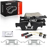 A-Premium Rear Ceramic Brake Pads Compatible with Mercedes-Benz | for G55 AMG, G63, G65, GL320, GL350, GL450, GL550, ML320, ML350, ML450, ML500, ML550, R320, R350, R500, 4-Pack